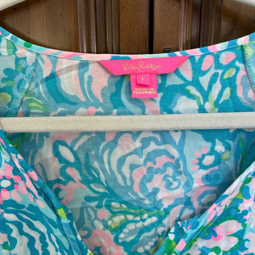 Lilly Pulitzer Ruffle Bell Sleeve Dress - Picture 4 of 5